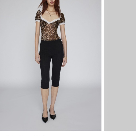 Kimchi Blue Blake Puff Sleeve Mesh Top - Picture 3 of 8